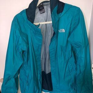 North Face rain coat
